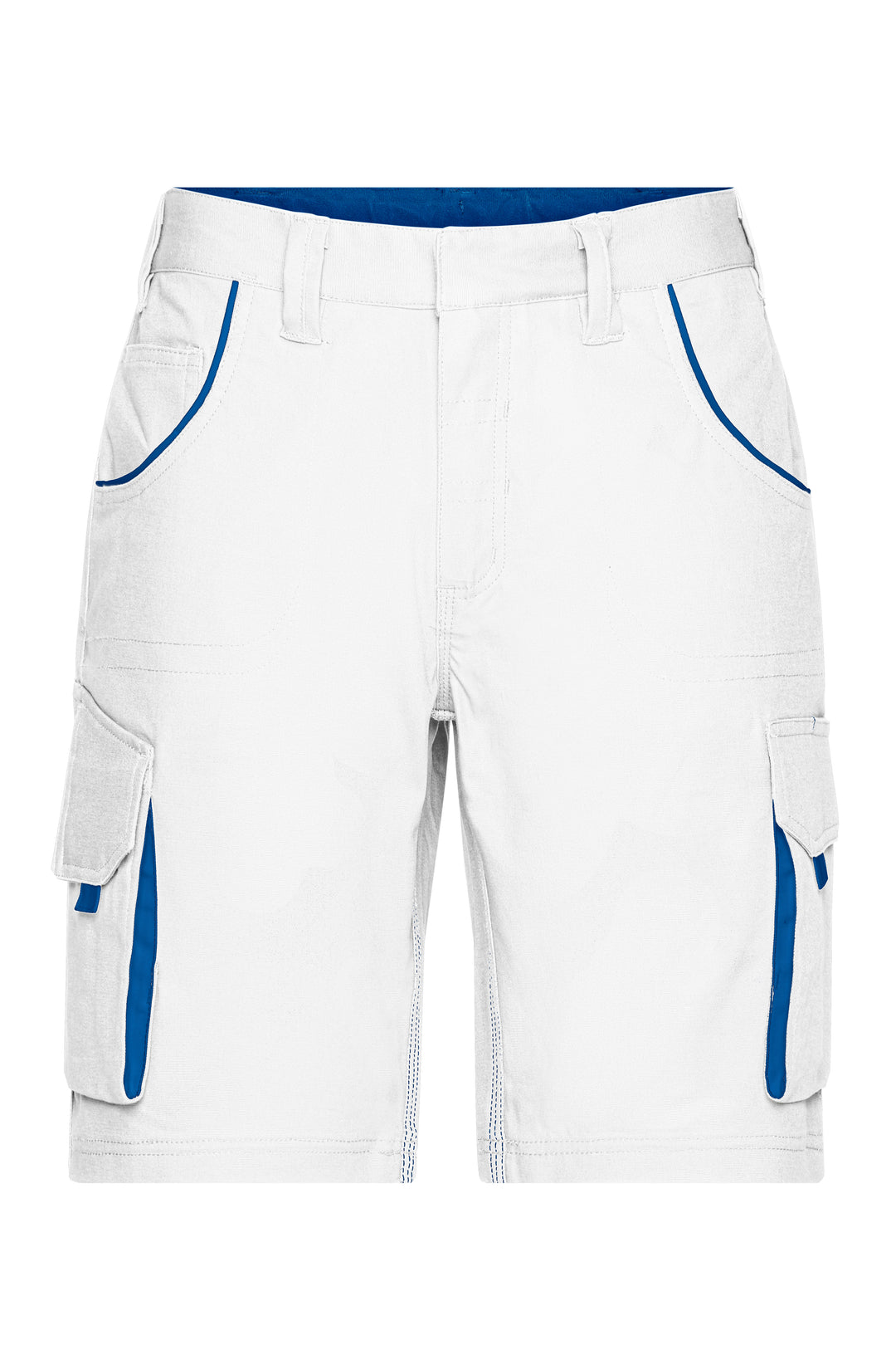 Workwear Bermudas - COLOR - - white/royal