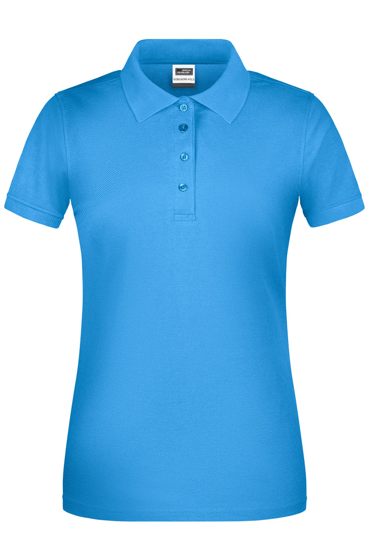 Ladies' ORGANIC Workwear Polo - aqua