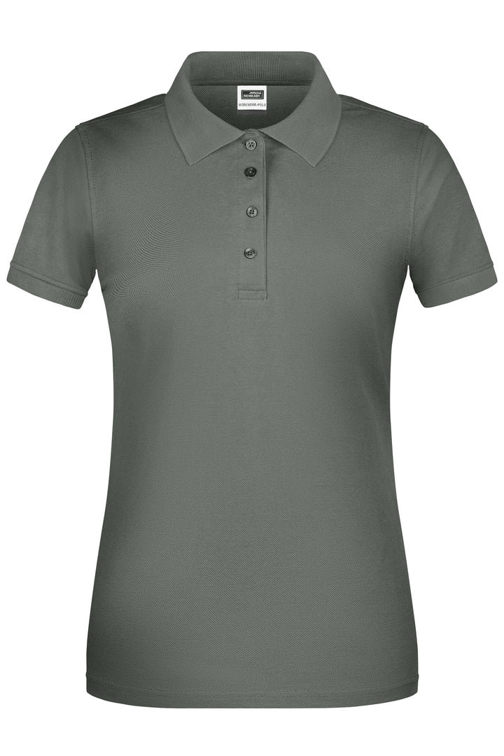 Ladies' ORGANIC Workwear Polo - dark-grey