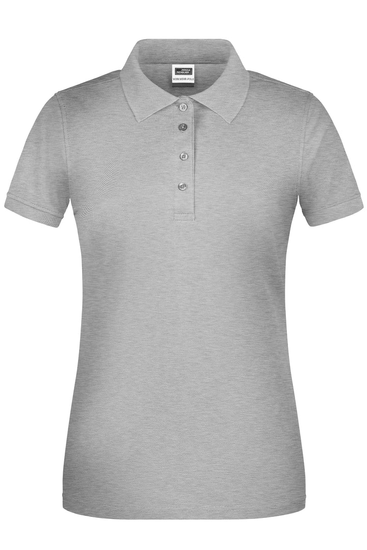 Ladies' ORGANIC Workwear Polo - grey-heather