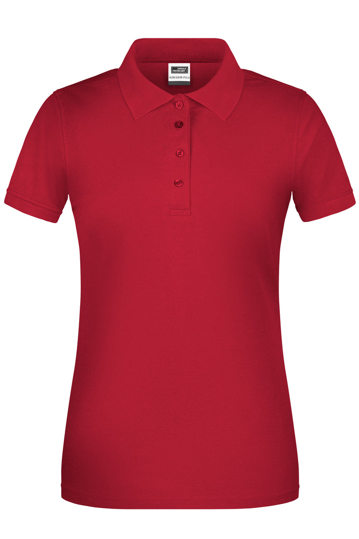 Ladies' ORGANIC Workwear Polo - red