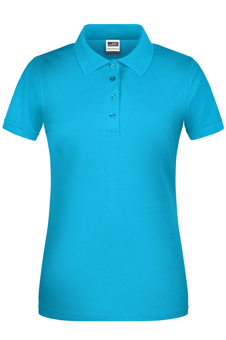 Ladies' ORGANIC Workwear Polo - turquoise