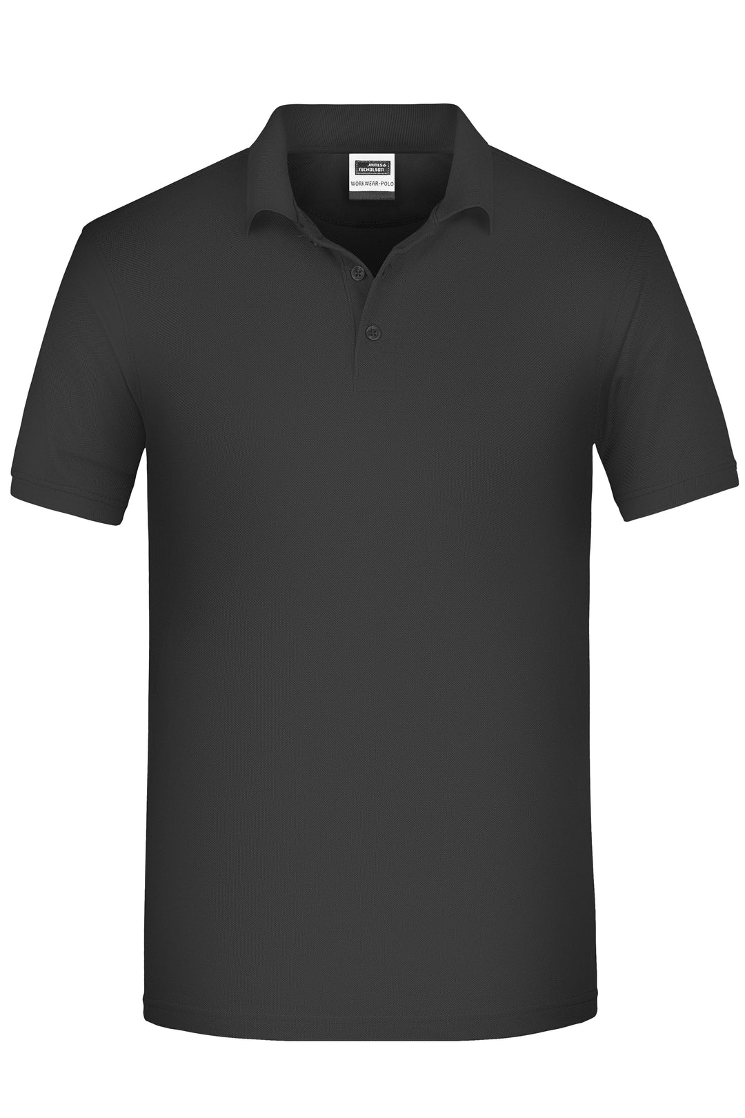 Men's ORGANIC Workwear Polo - black