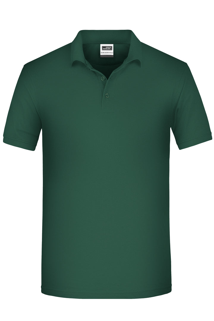 Men's ORGANIC Workwear Polo - dark-green