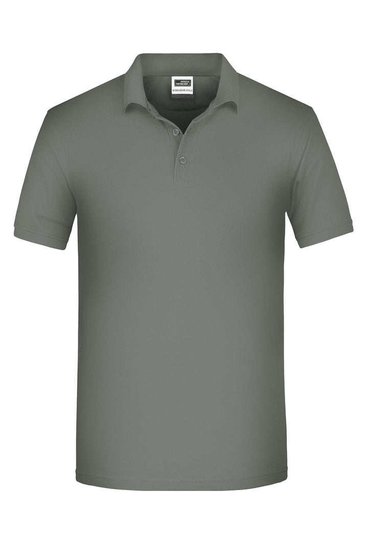 Men's ORGANIC Workwear Polo - dark-grey