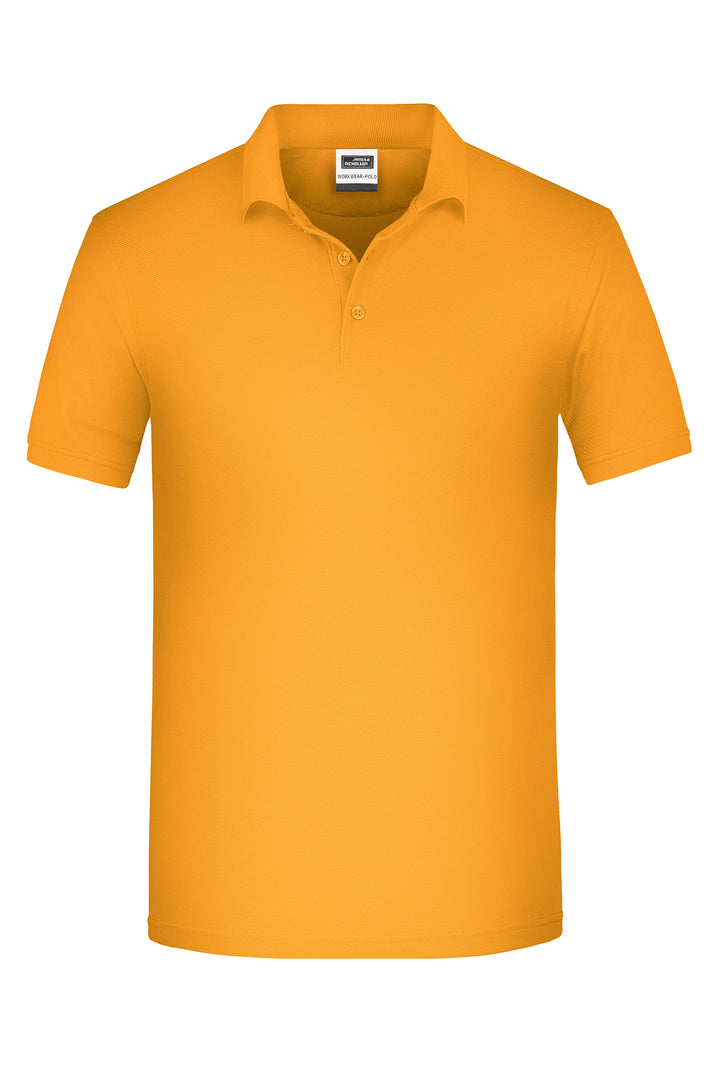 Men's ORGANIC Workwear Polo - gold-yellow