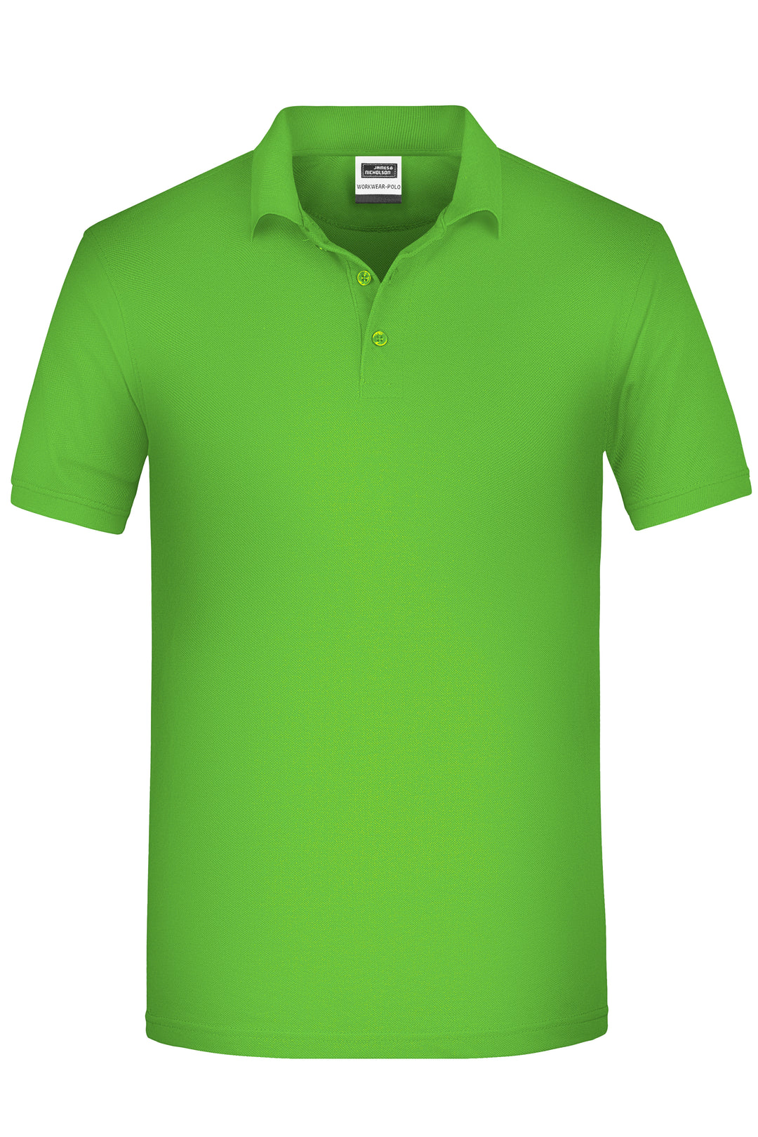 Men's ORGANIC Workwear Polo - lime-green