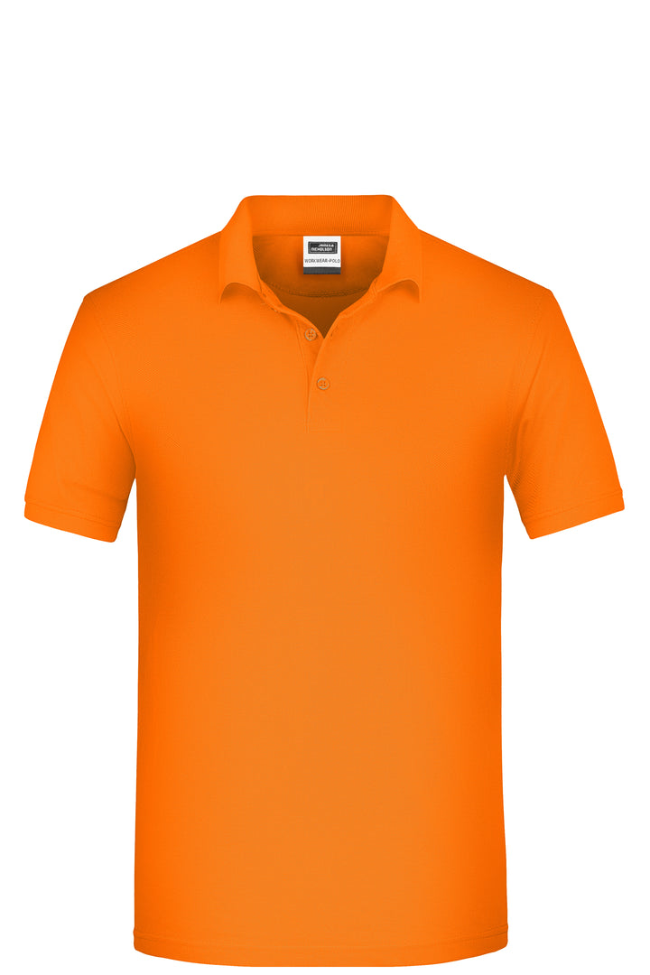 Men's ORGANIC Workwear Polo - orange