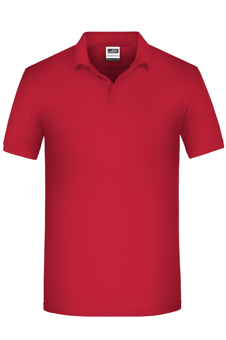 Men's ORGANIC Workwear Polo - red