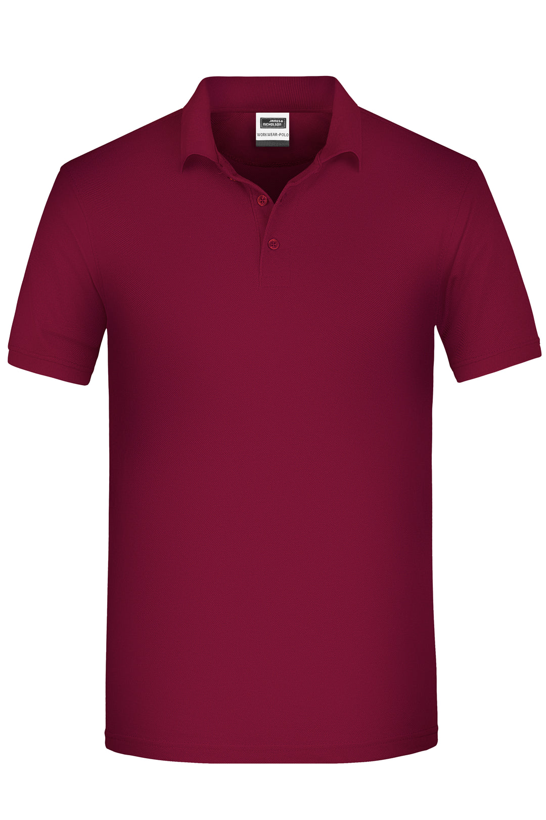 Men's ORGANIC Workwear Polo - wine