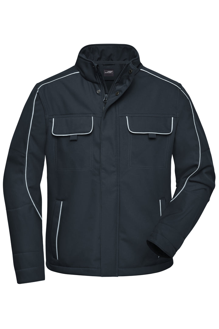 Workwear Softshell Jacket - SOLID - - carbon