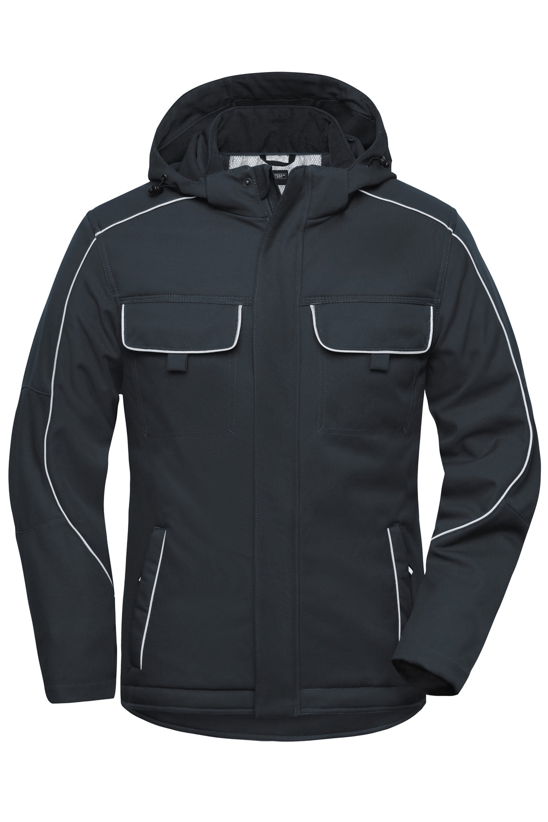 Workwear Softshell Padded Jacket - SOLID - - carbon
