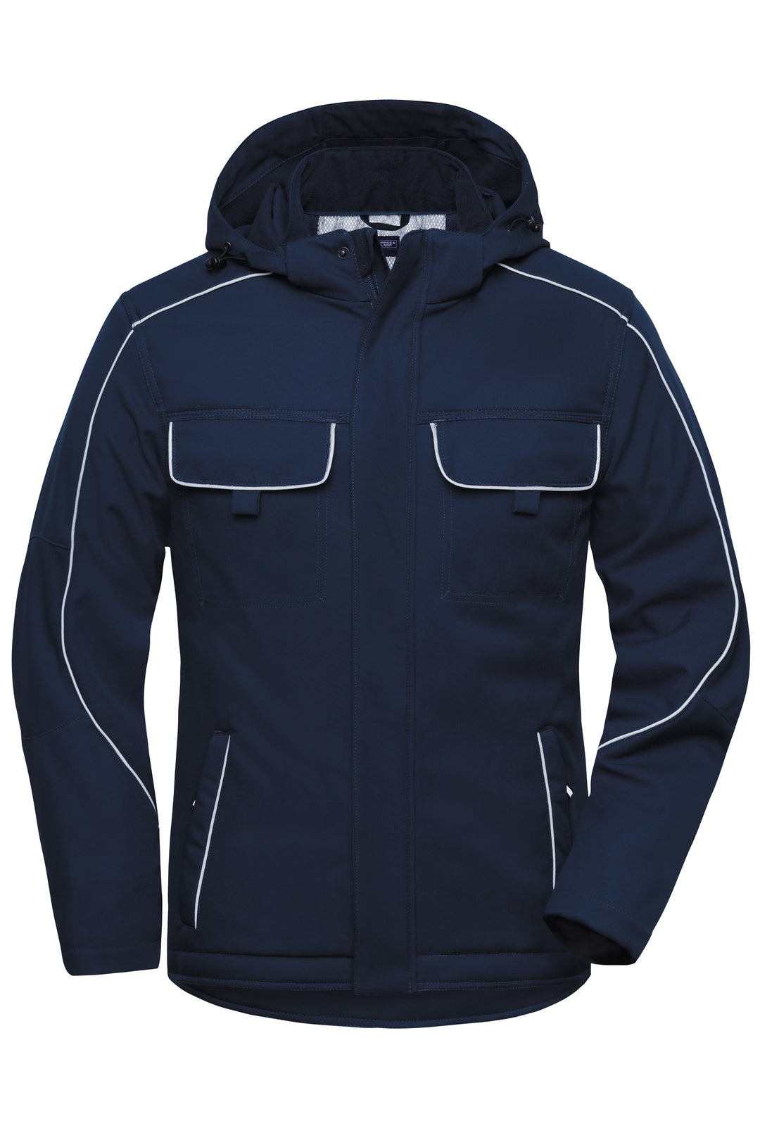 Workwear Softshell Padded Jacket - SOLID - - navy