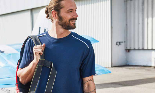 Men's Workwear T-Shirt - SOLID -