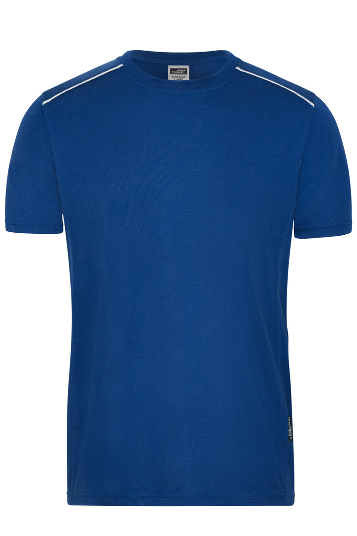 Men's Workwear T-Shirt - SOLID - - dark-royal