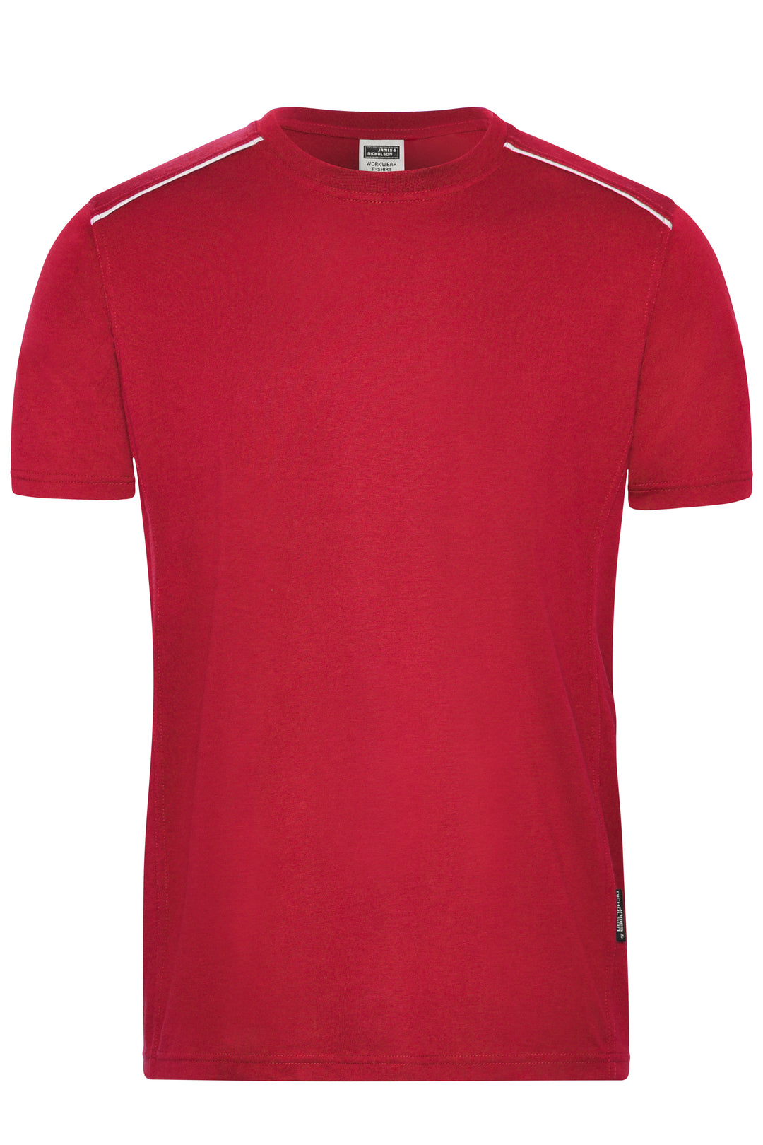 Men's Workwear T-Shirt - SOLID - - red
