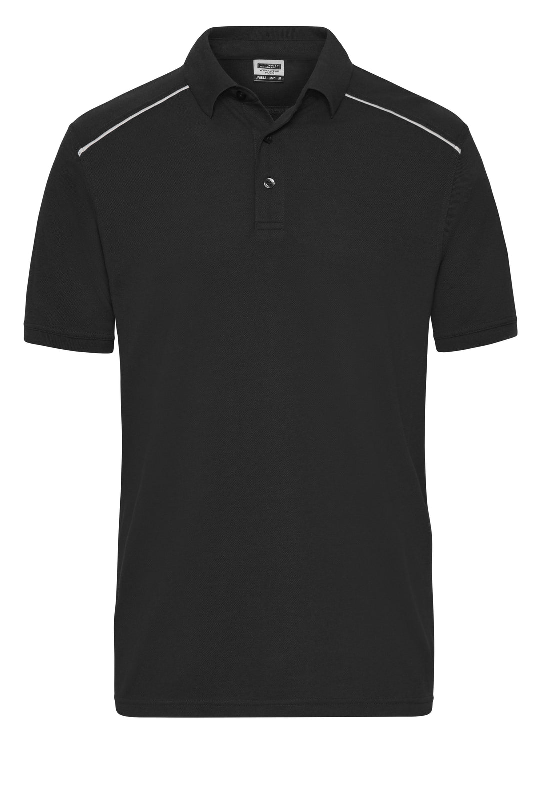 Men's Workwear Polo - SOLID - - black
