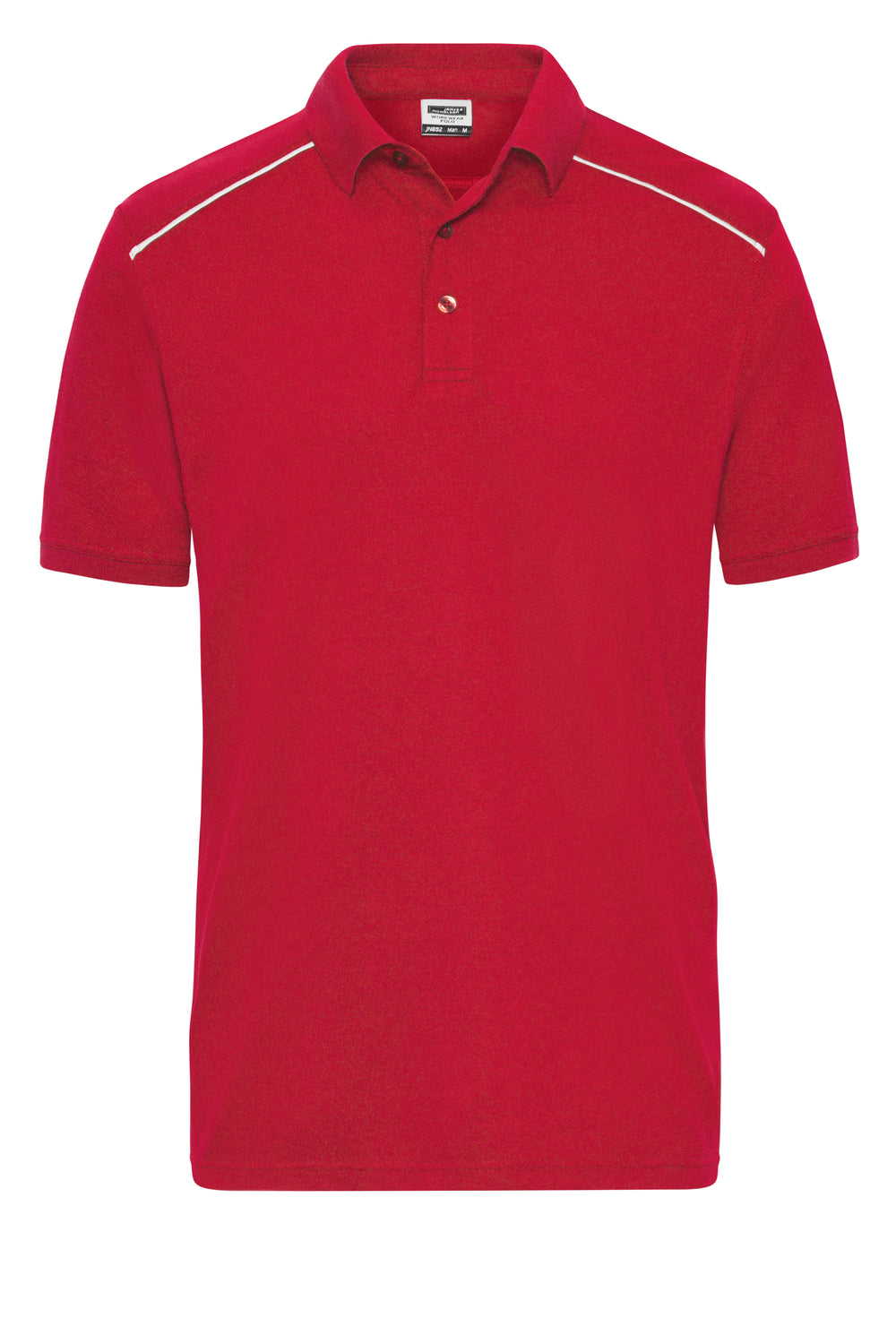 Men's Workwear Polo - SOLID - - red