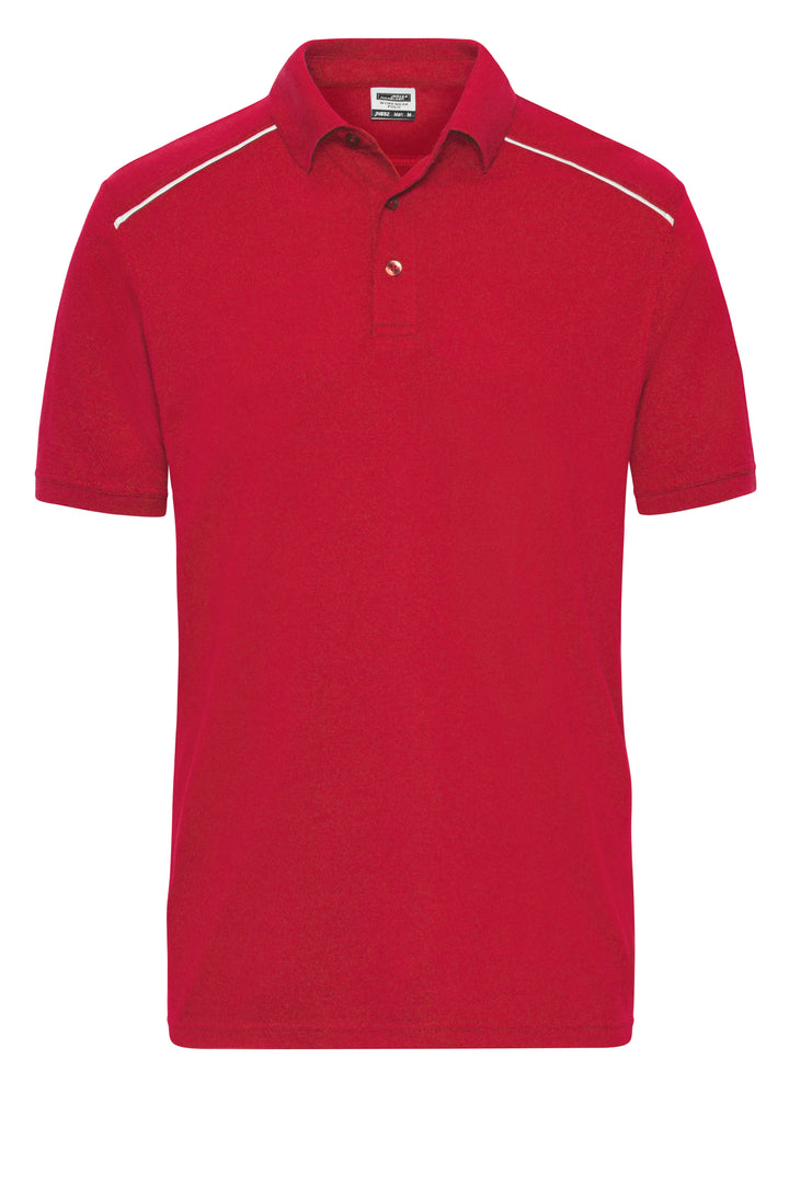 Men's Workwear Polo - SOLID - - red