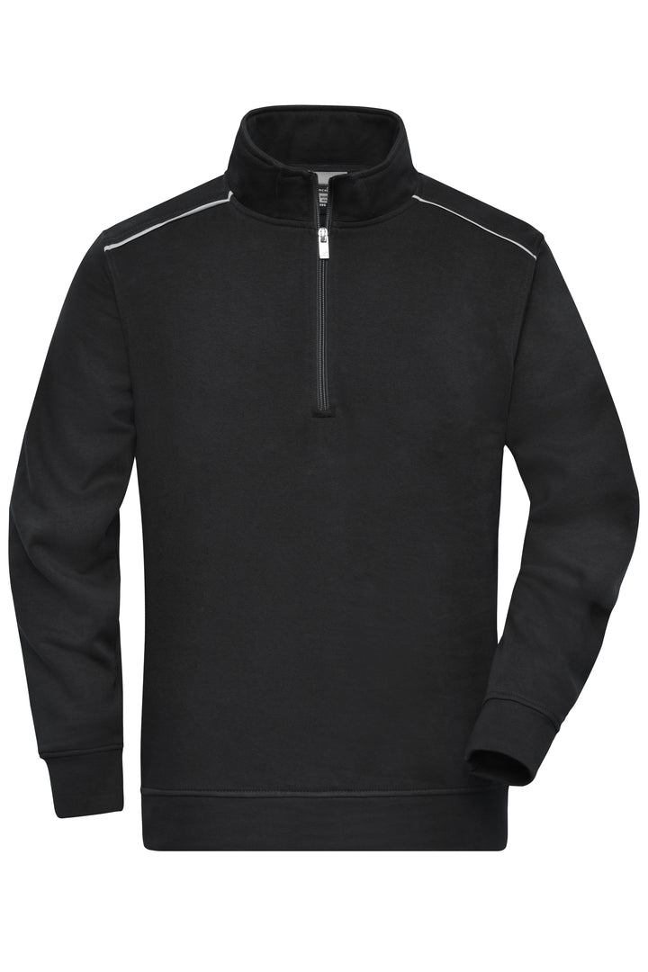 Workwear Half-Zip Sweat - black