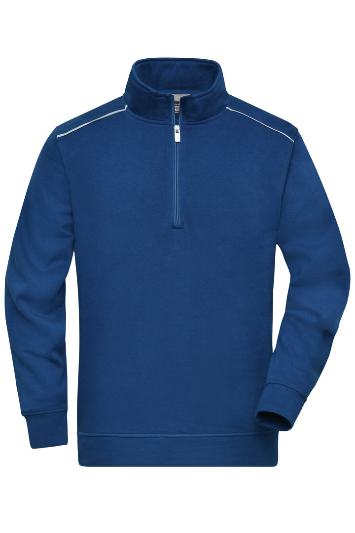 Workwear Half-Zip Sweat - dark-royal