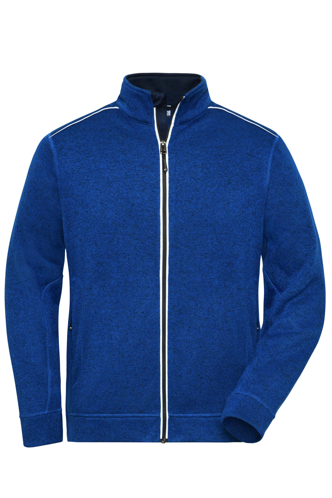 Men's Knitted Workwear - dark-royal-melange/navy