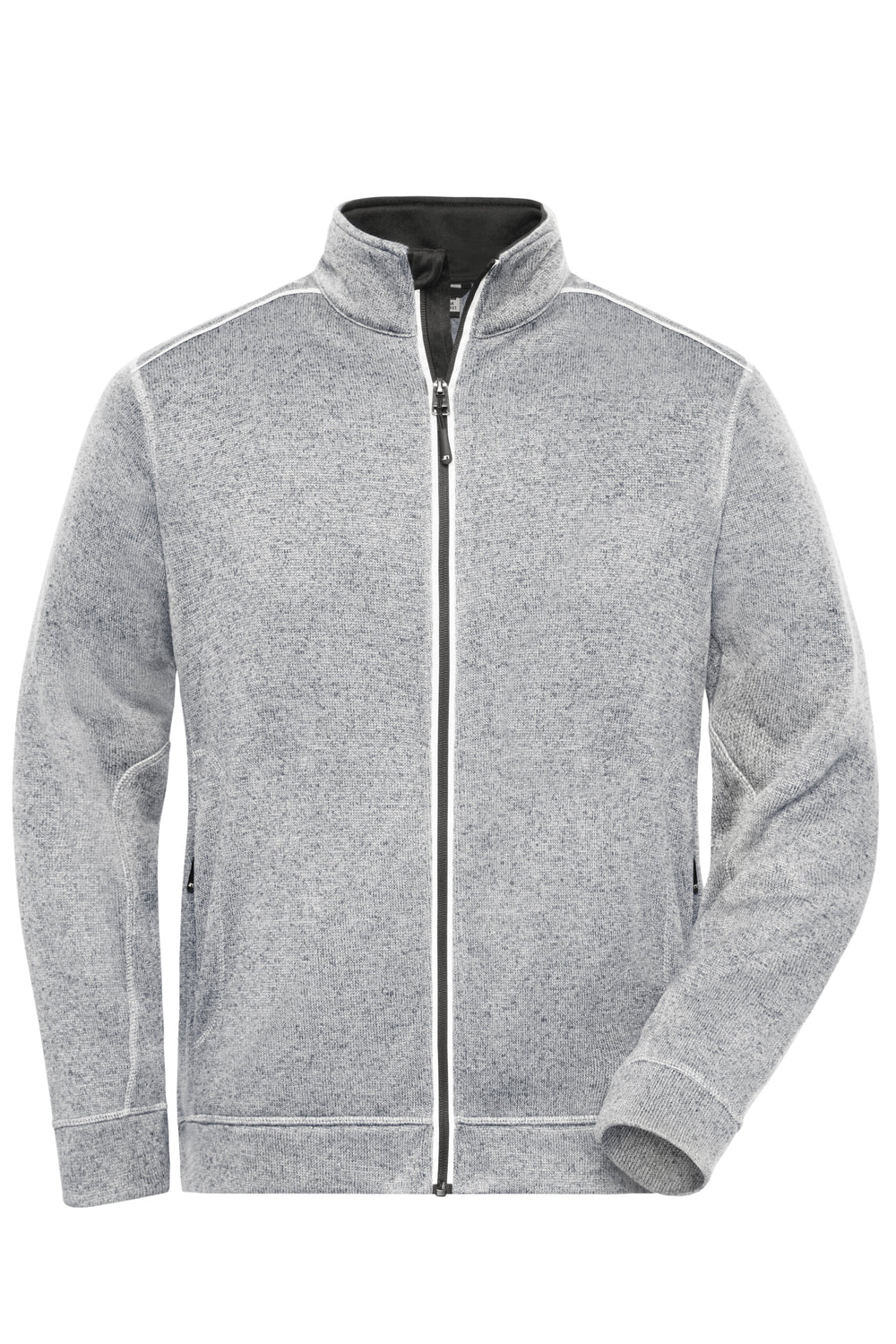 Men's Knitted Workwear - white-melange/carbon