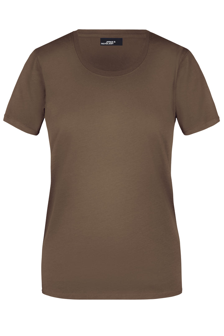 Ladies Basic-T - brown