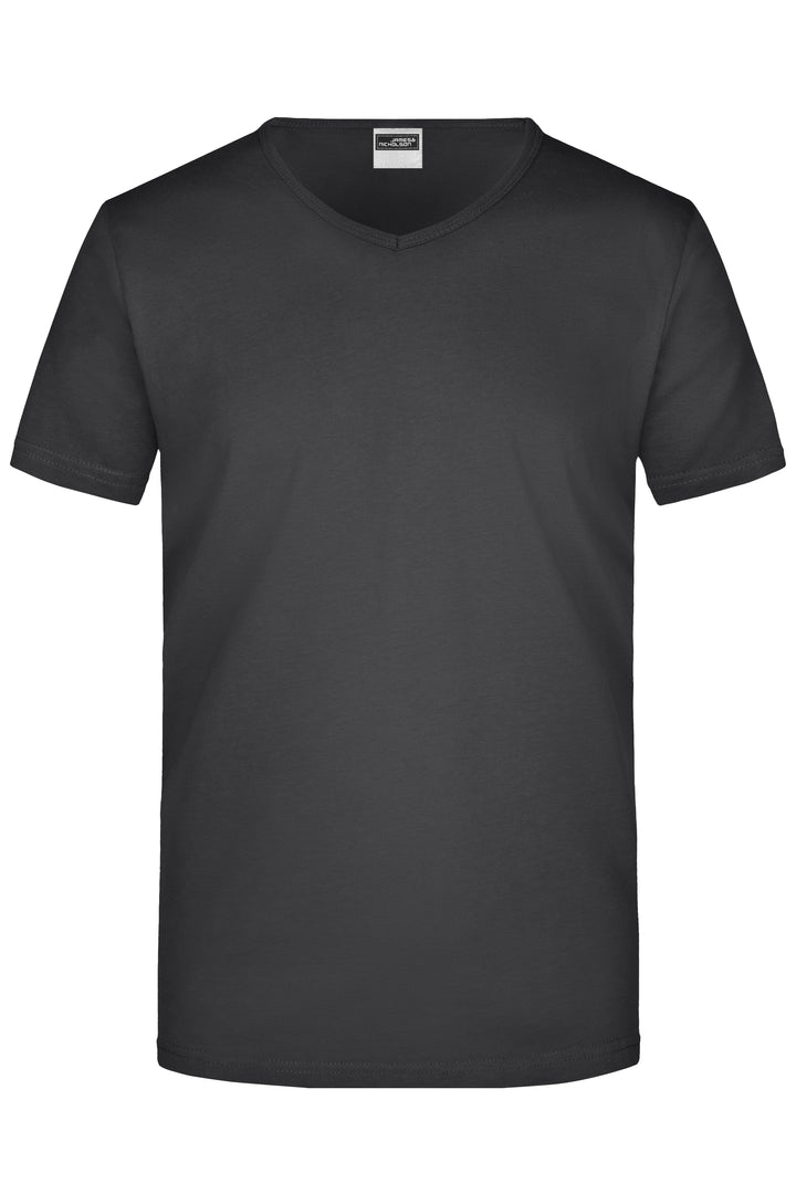 Men's Slim Fit V-T - black
