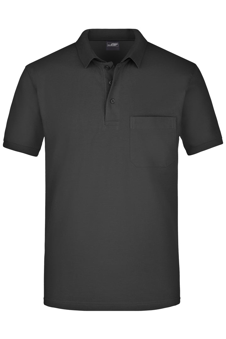 Men's Polo Pocket - black