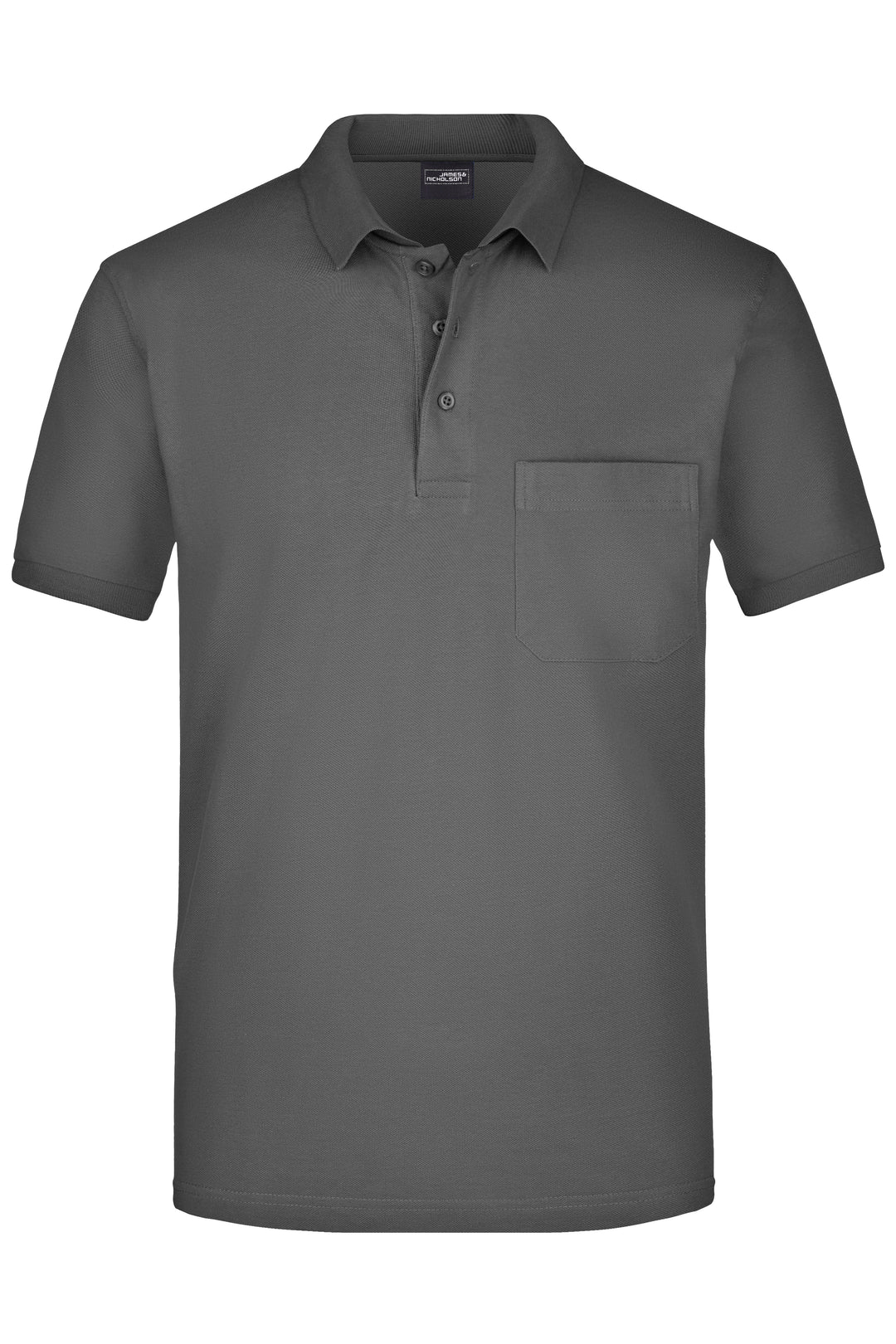 Men's Polo Pocket - graphite
