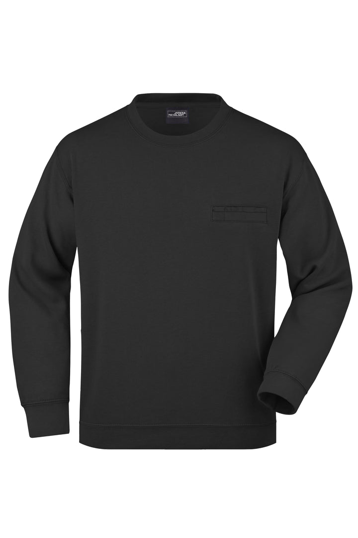Men's Round Sweat Pocket - black