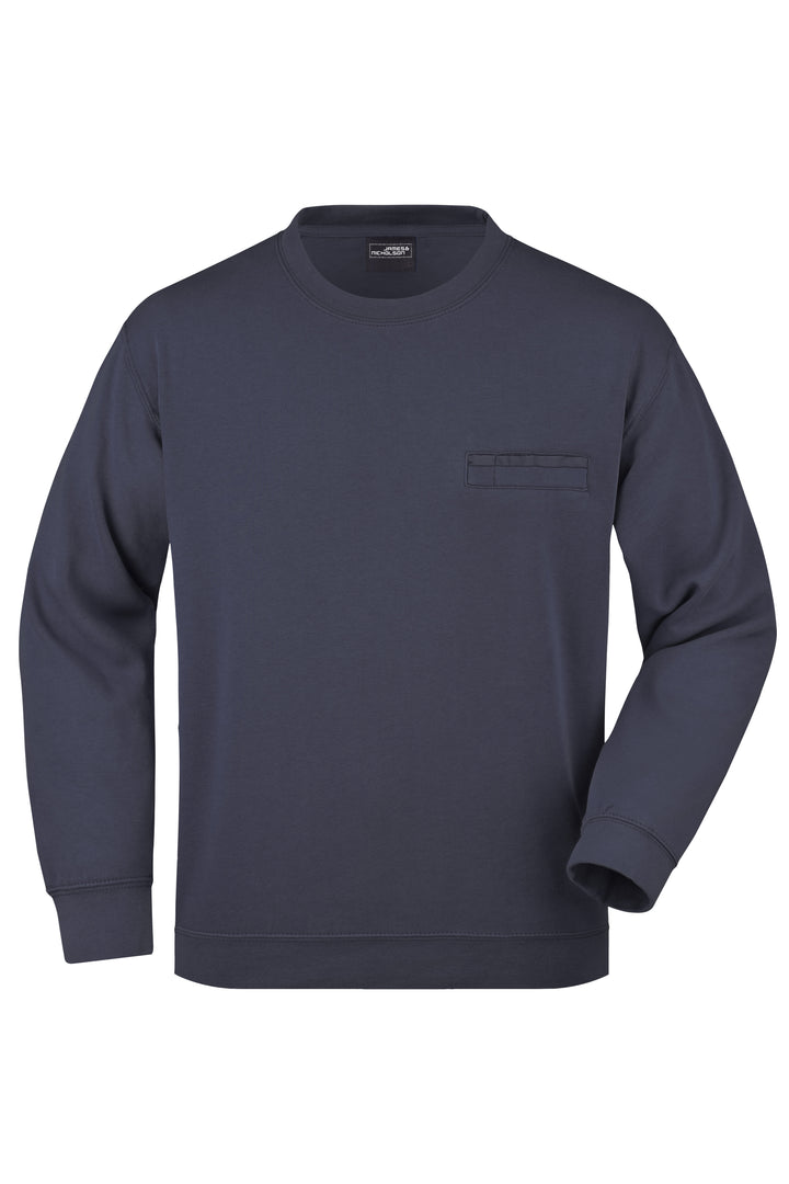 Men's Round Sweat Pocket - navy
