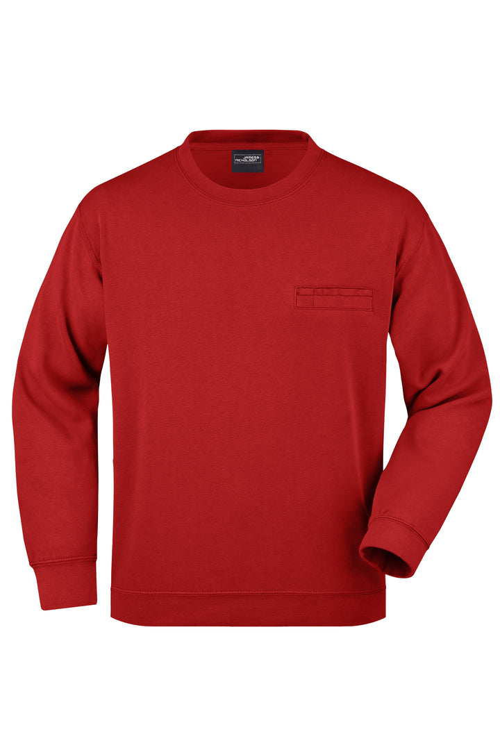 Men's Round Sweat Pocket - red