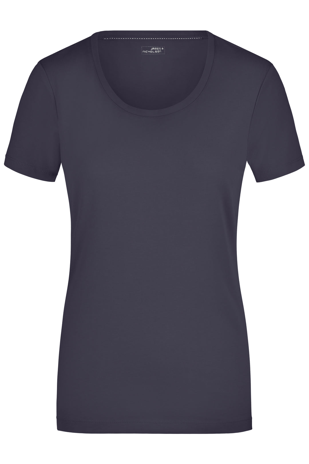 Ladies' Stretch Round-T - navy