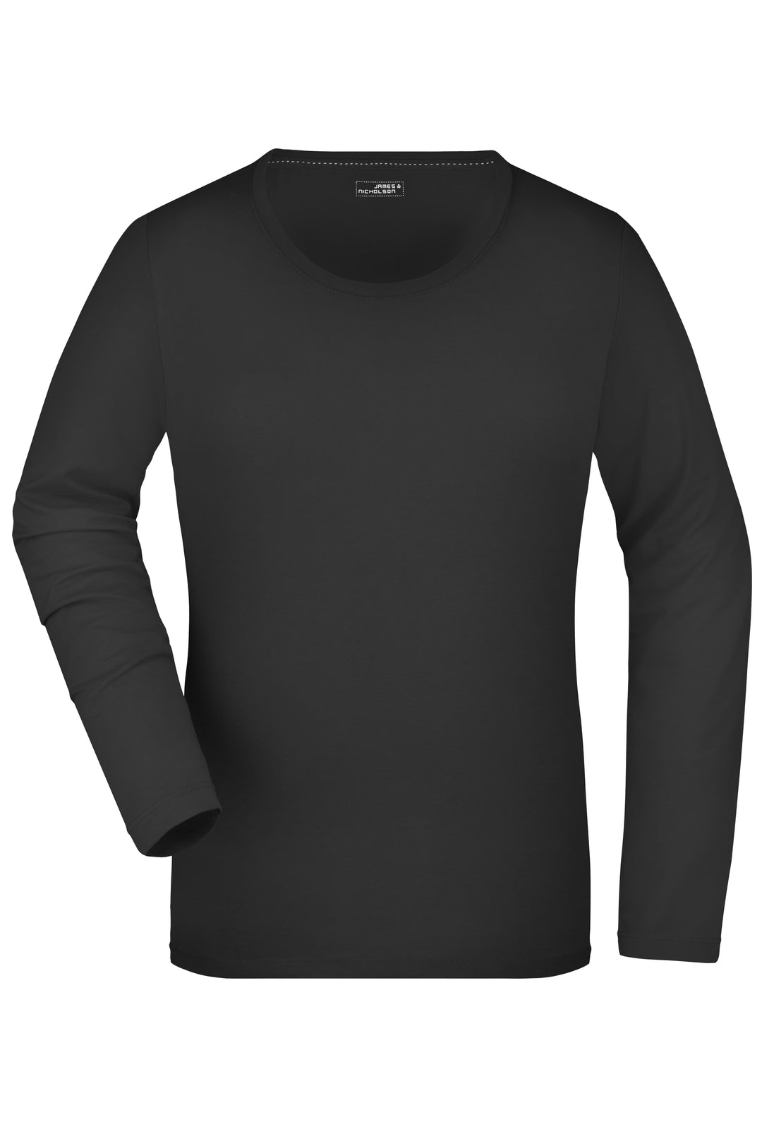 Ladies' Stretch Shirt Long-Sleeved - black