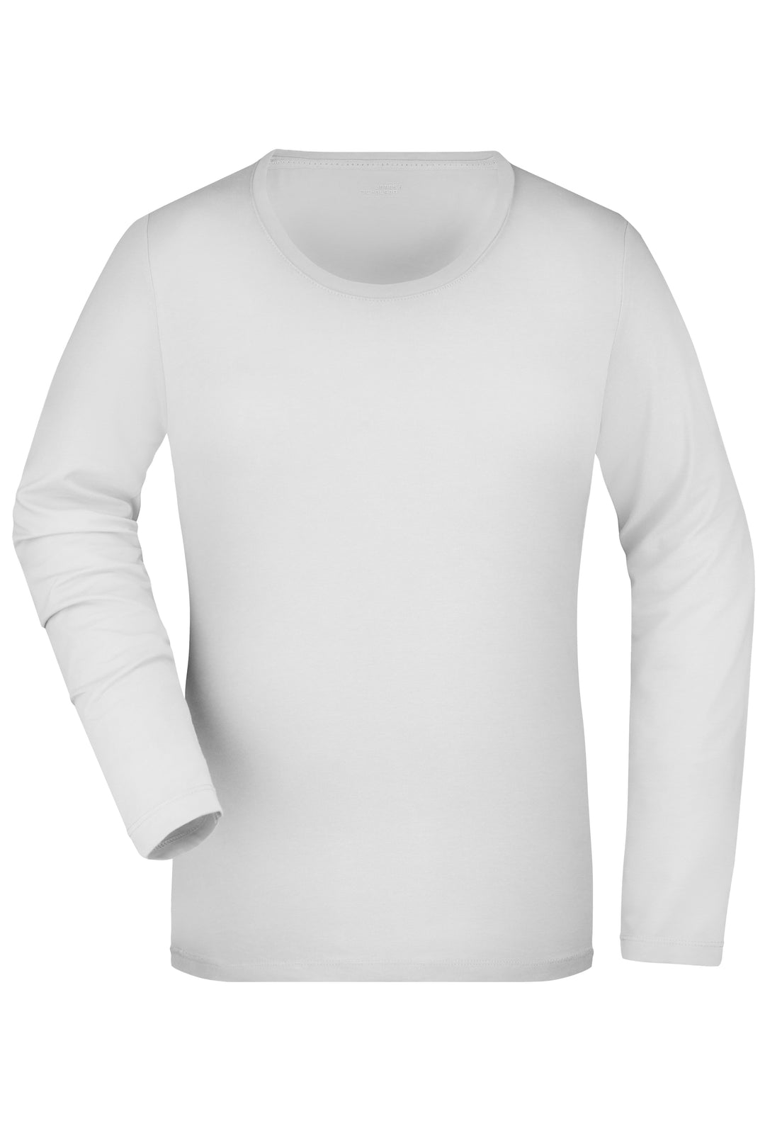 Ladies' Stretch Shirt Long-Sleeved - white