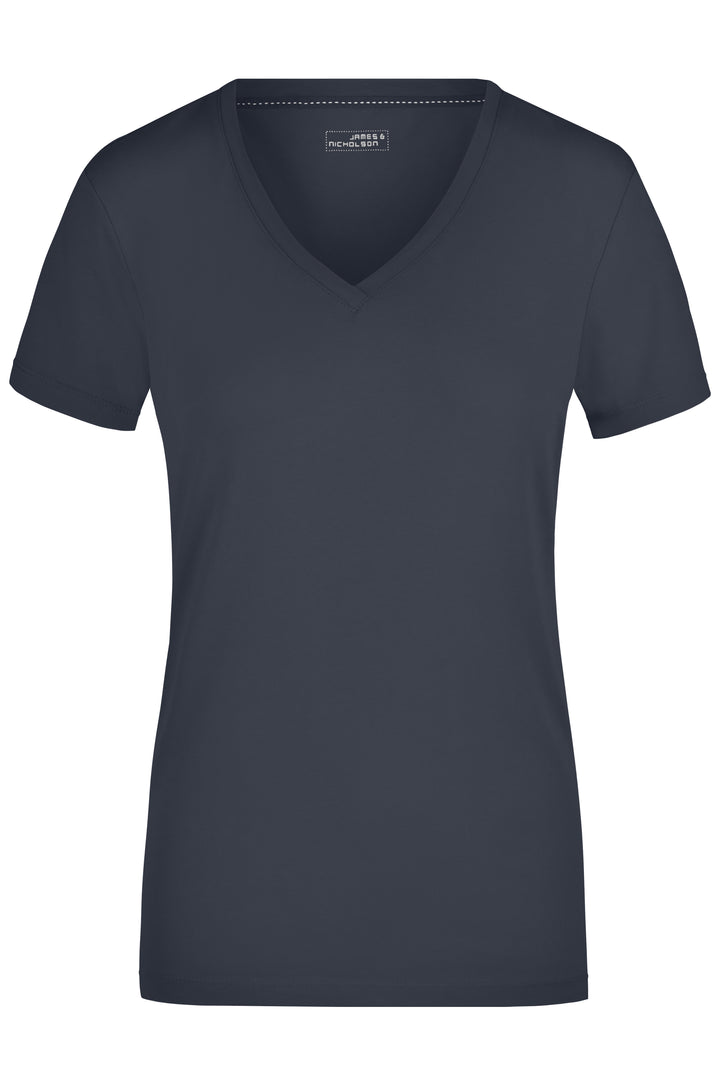 Ladies' Stretch V-T - navy