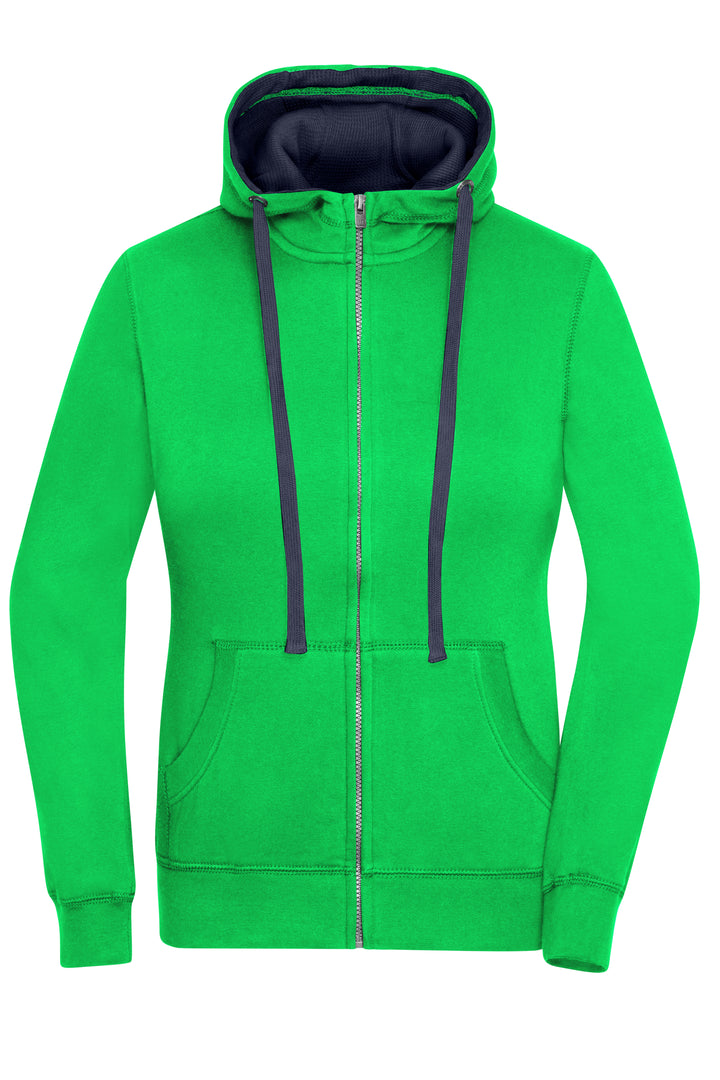 Ladies' Lifestyle Zip-Hoody - green/navy