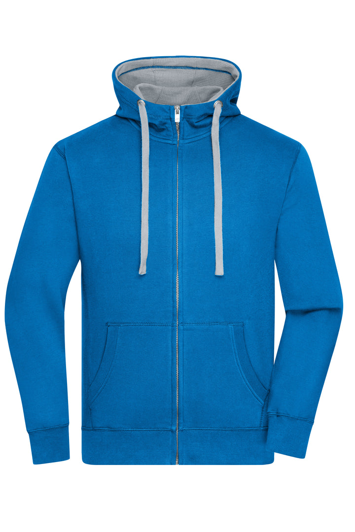 Men's Lifestyle Zip-Hoody - cobalt/grey-heather