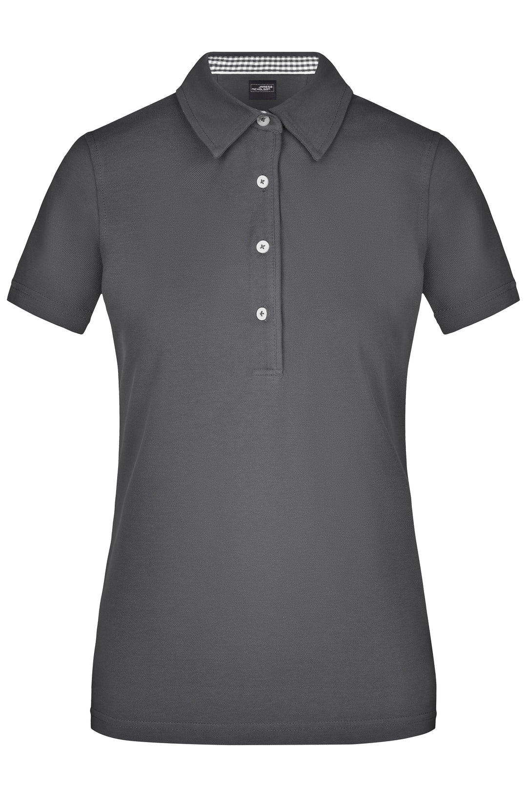Ladies' Plain Polo - graphite/graphite-white