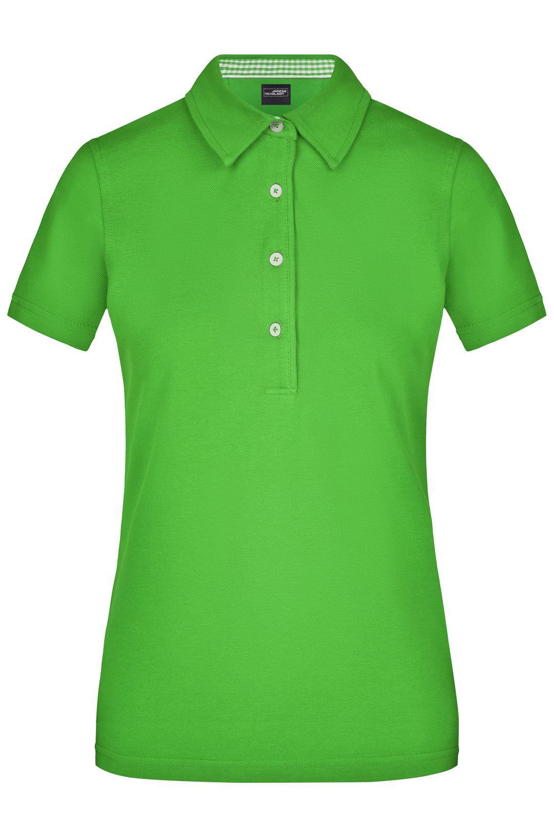 Ladies' Plain Polo - lime-green/lime-green-white