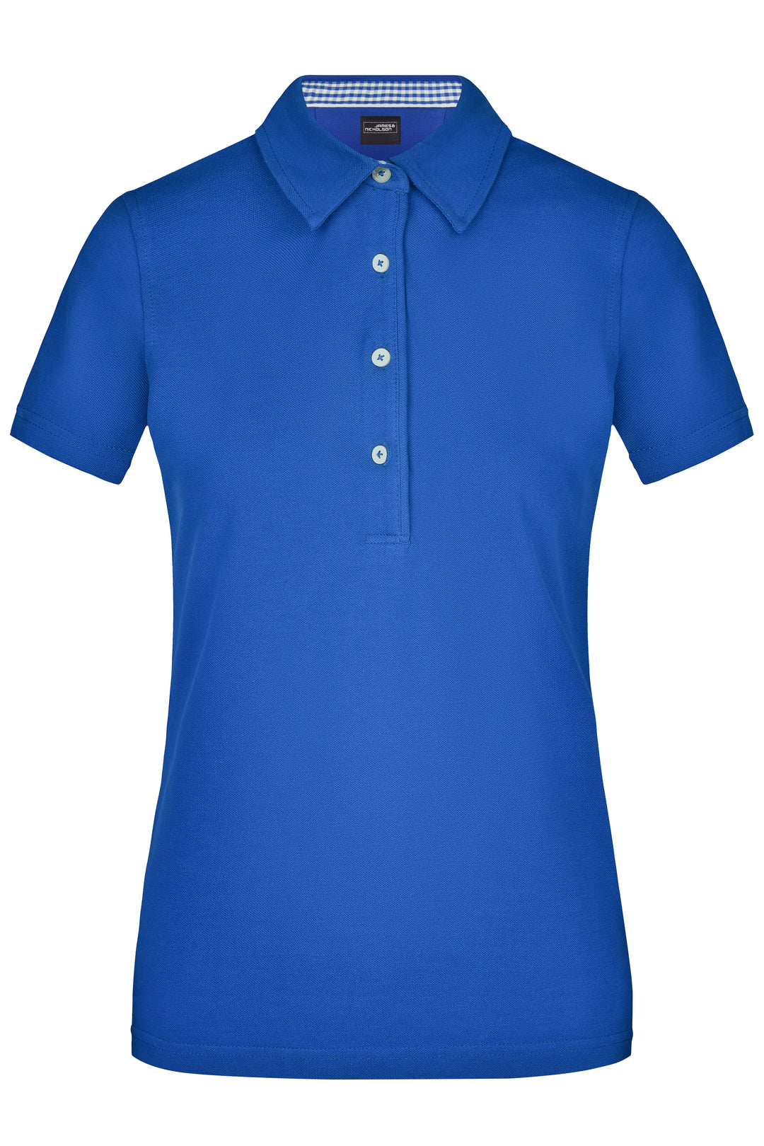 Ladies' Plain Polo - royal/royal-white
