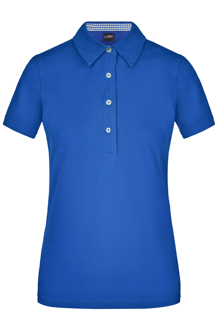 Ladies' Plain Polo - royal/royal-white