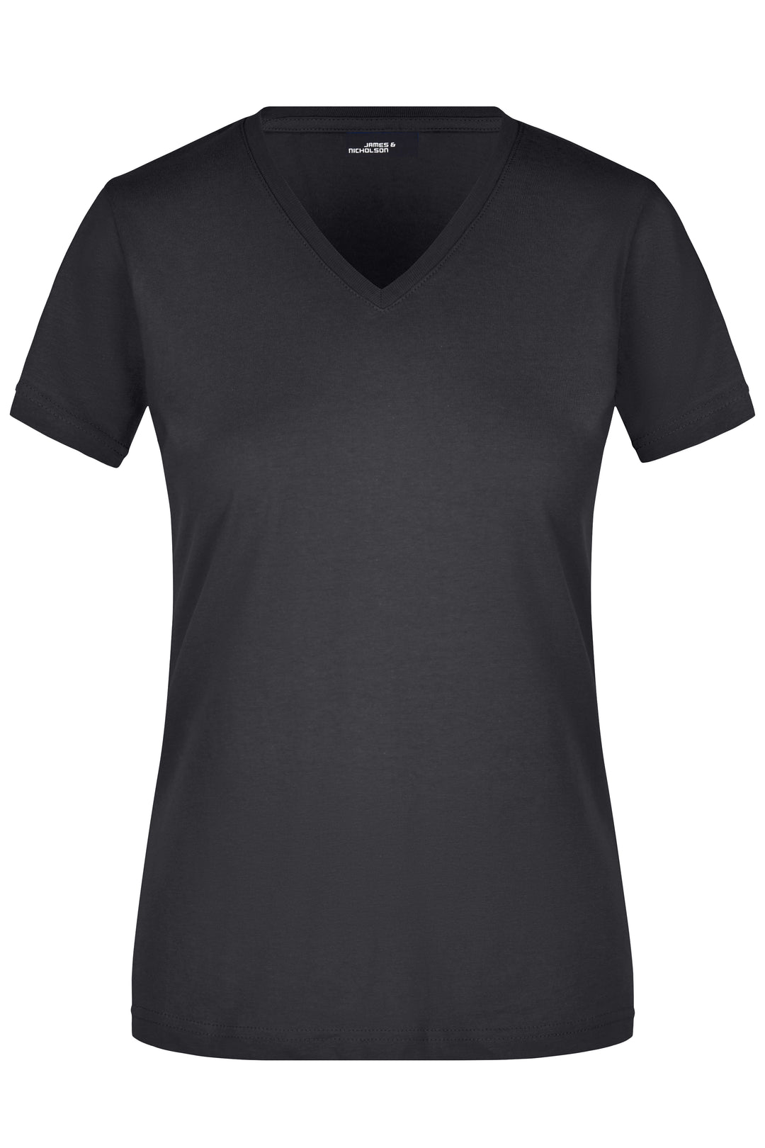 Ladies' Slim Fit V-T - black