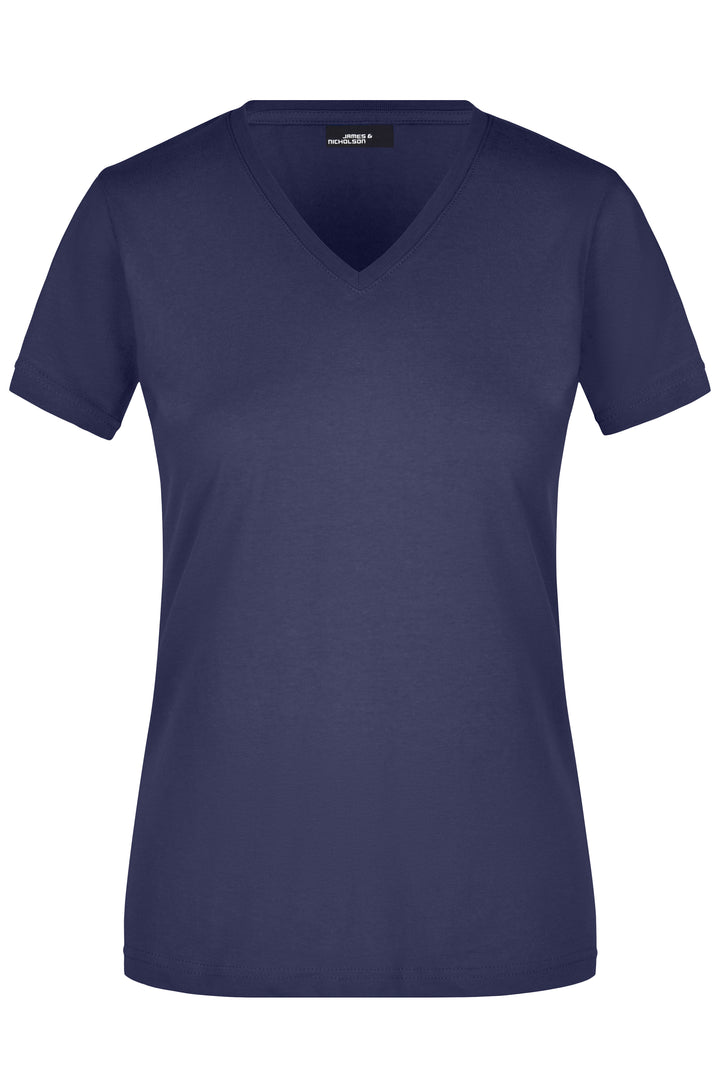 Ladies' Slim Fit V-T - navy