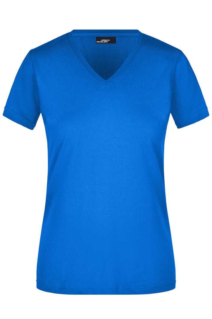 Ladies' Slim Fit V-T - royal