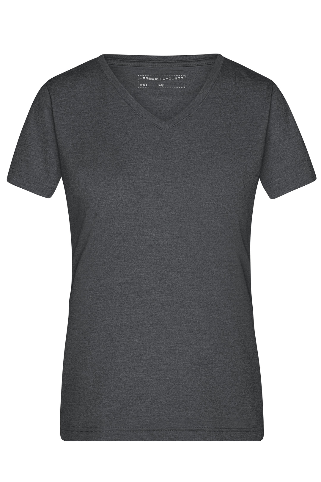 Ladies' Heather T-Shirt - black-melange