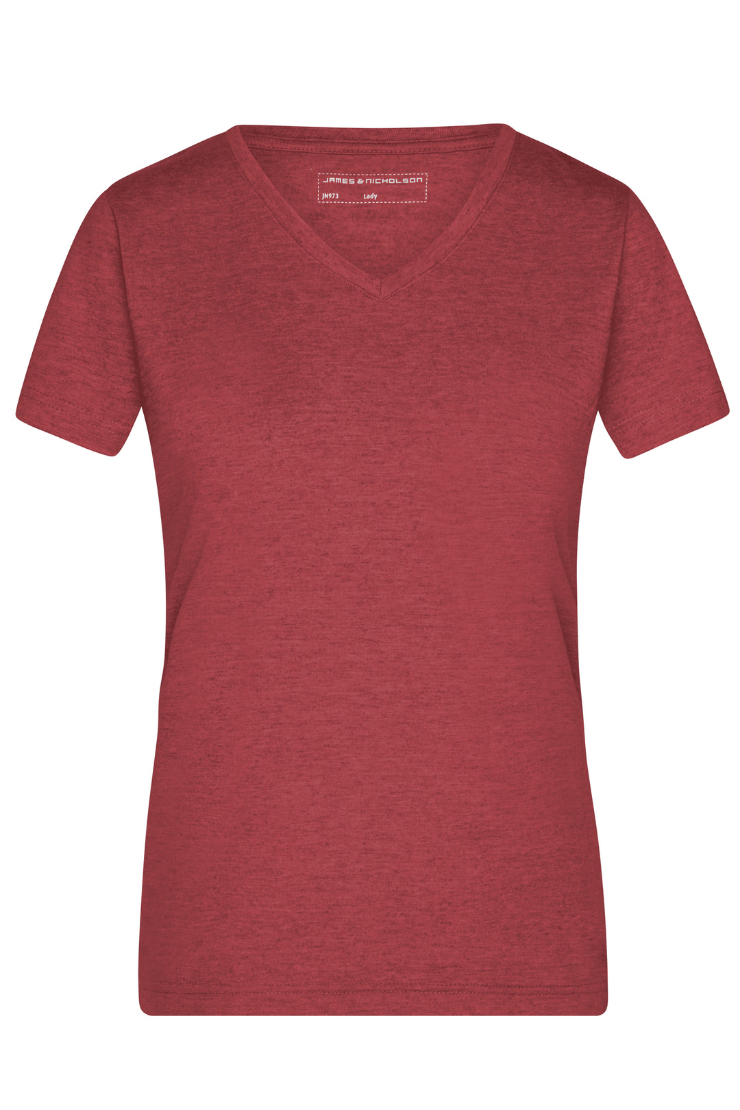 Ladies' Heather T-Shirt - wine-melange