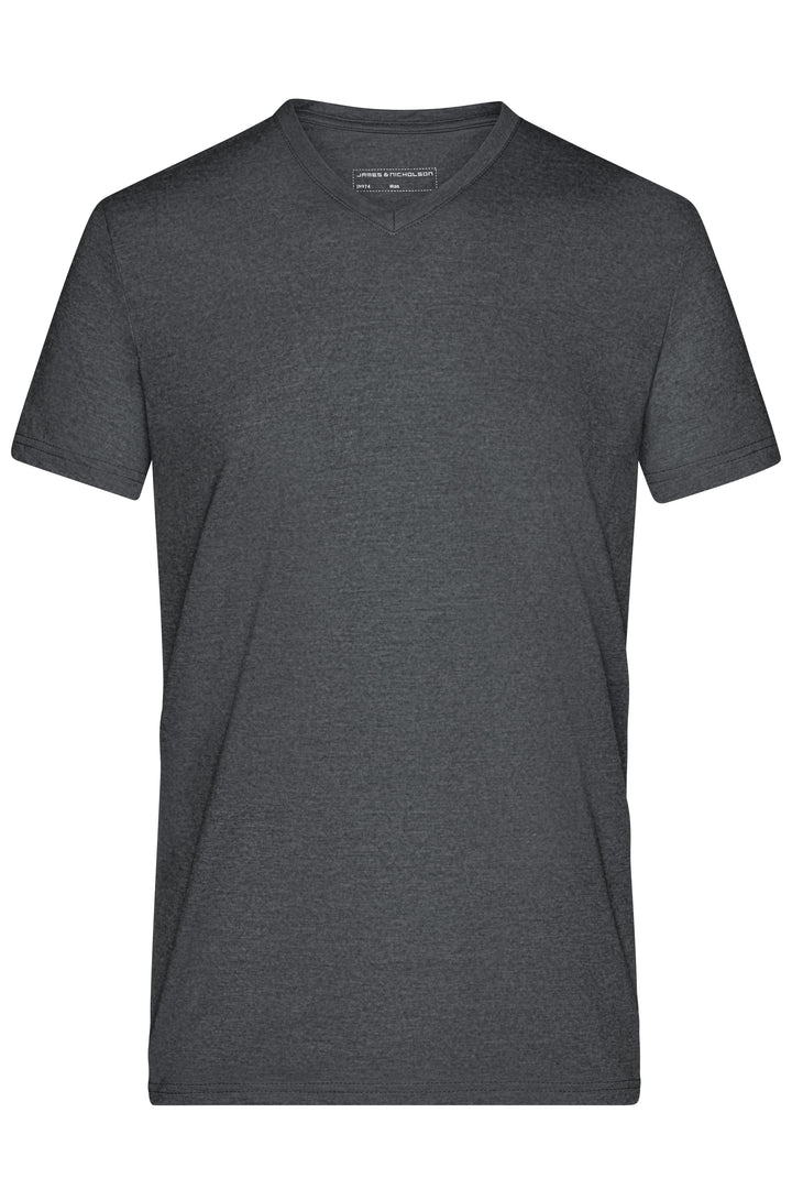 Men's Heather T-Shirt - black-melange